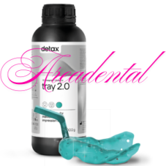 Résine porte empreintes FREEPRINT tray vert 1 kg - DETAX