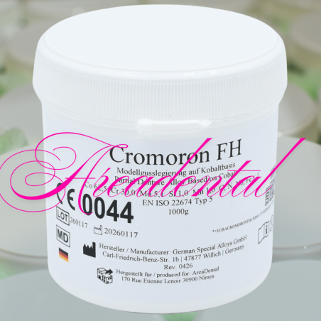 Alliages dentaire FH Cobalt/chrome pour Stellite garantis sans nickel 1 kg - CROMORON