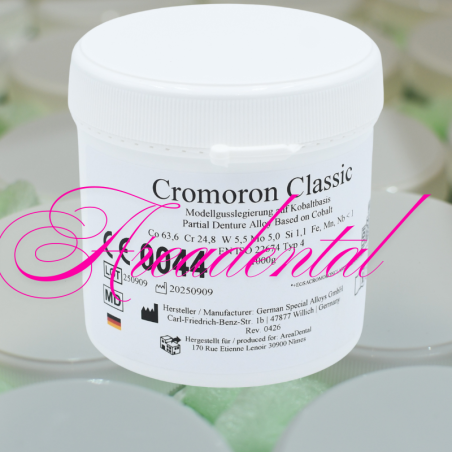 Alliages dentaire Cobalt chrome pour céramiques 1 kg - CROMORON CLASSIC