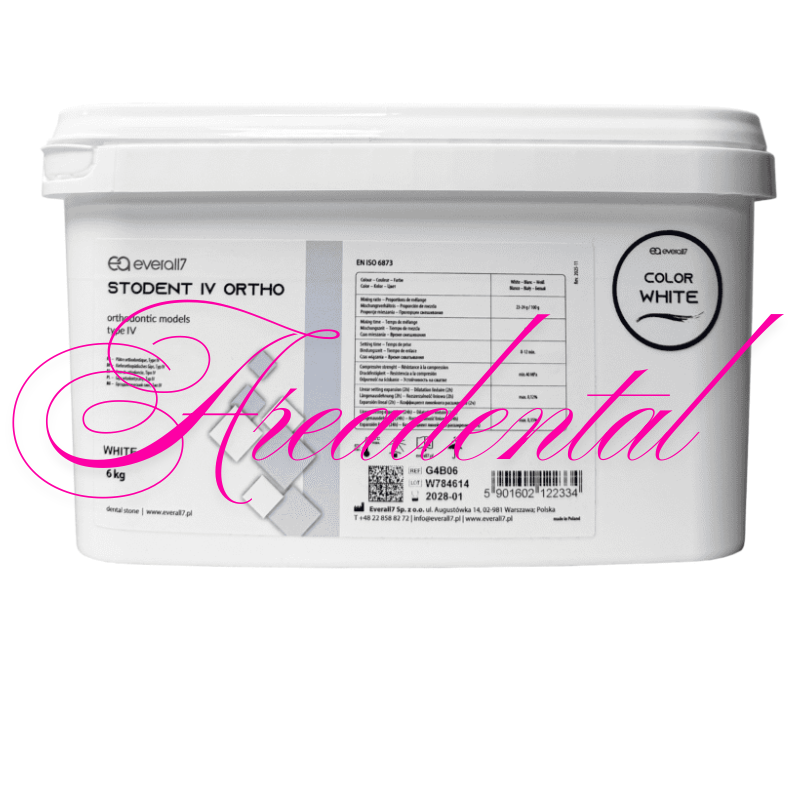 Plâtre orthodontie extra dur type IV Stodent boite 6 kg - EVERALL7