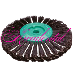 Brosse à polir prothèses dentaire finition brillante 5 rangés - ATTENBOROUGH