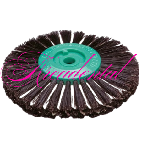 Brosse à polir prothèses dentaire finition brillante 5 rangés - ATTENBOROUGH