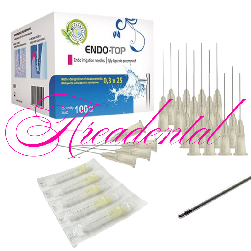 Aiguilles Endo-Tops - Boîte de 100 Endo Needles - CERKAMED