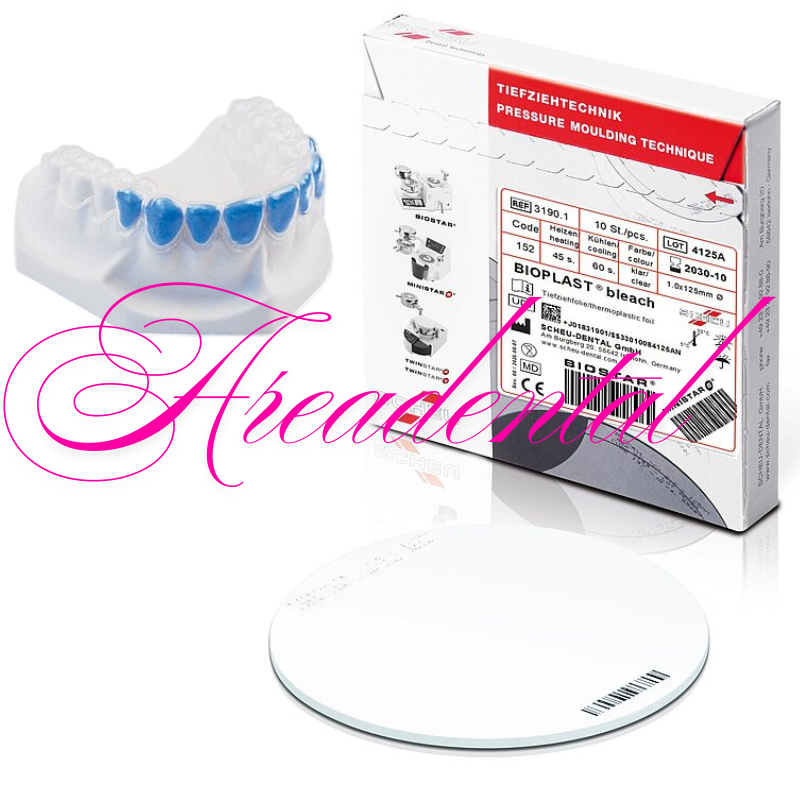 Plaques thermoformables blanchiment bioplast bleach 10 pcs - SCHEU