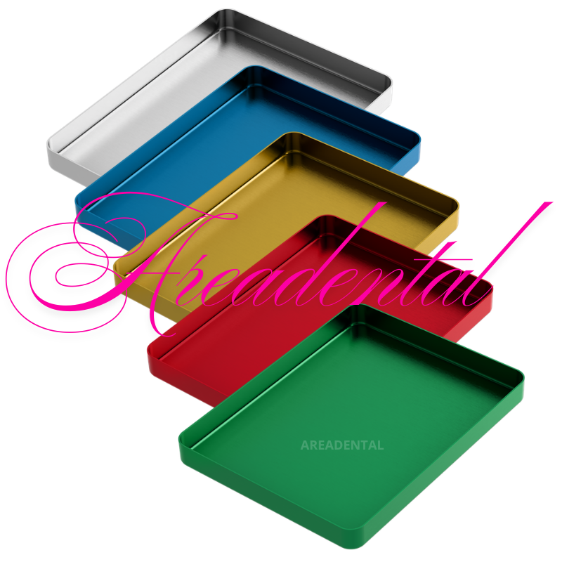 Plateau stérilisable en aluminium pour instruments dentaires - ASA DENTAL