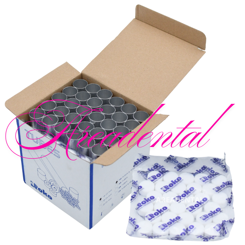 Tubes avec capsules pour injection / prothèses amovibles 30 pcs - ROKO