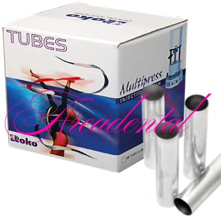 Tubes avec capsules pour injection / prothèses amovibles 30 pcs - ROKO