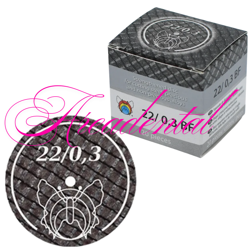 Disques à séparer renforces 22 x 0.3 BF 20 pièces - MOTYL Disques à séparer renforces 22 x 0.3 BF 20 pièces - MOTYL