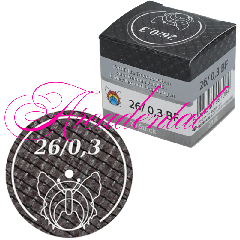 Disques renforces à séparer 26 x 0.3 BF 20 pièces - MOTYL Disques renforces à séparer 26 x 0.3 BF 20 pièces - MOTYL