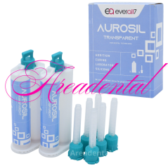 Aurosil transparent silicone de laboratoire 2 x 50 ml - EVERALL7
