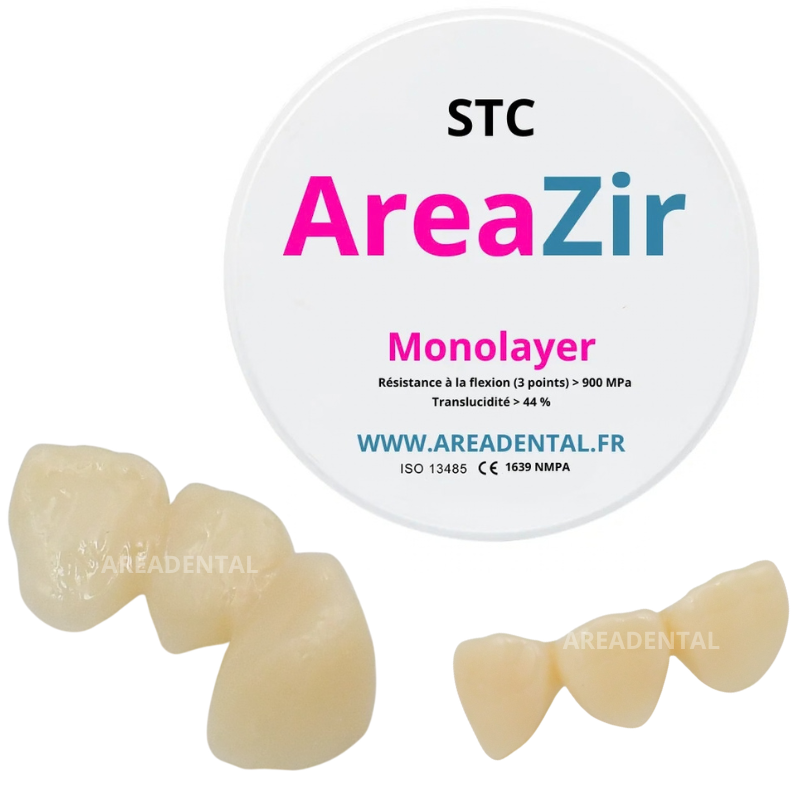 Disque zircone monolayer stc 900Mpa - AREADENTAL
