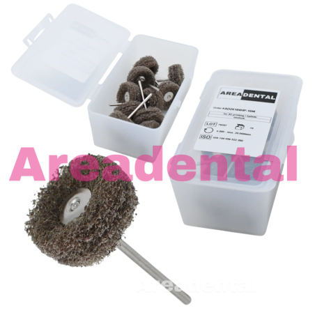 Brosse de polissage monté, idéal pour les résine 3d et acryliques 10 pcs - AREADENTAL