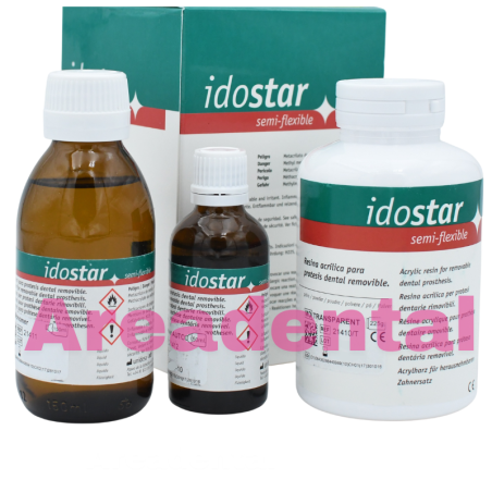 Kit IDOSTAR Résine Semiflex rose / transparente- UNIDESA ODI