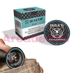 Disques renforcés à séparer pour Titan 26 x 0.6 Ti BF 20 pièces - MOTYL