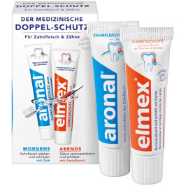 Dentifrice double protection aronal® & elmex® 2 x 12 ml - ELMEX