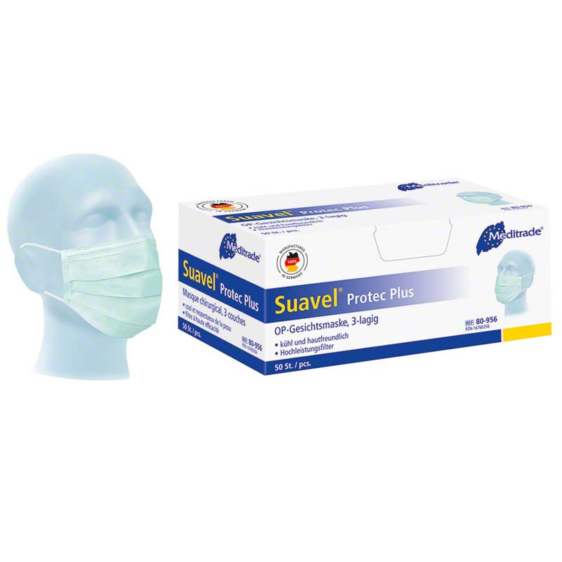 Masques chirurgicaux SUAVEL® Protec Plus -Meditrade