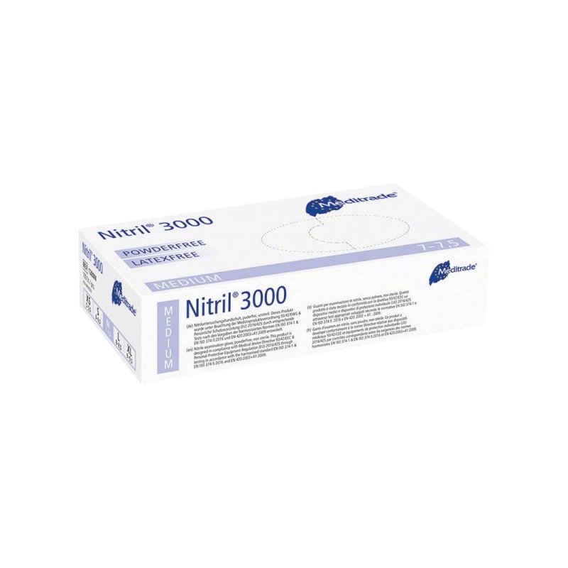 Gants d'examen Nitrile® 3000 -Meditrade Gants d'examen Nitrile® 3000 -Meditrade