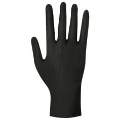 Gants d'examen en nitrile noir professionnel 100 pcs - Meditrade