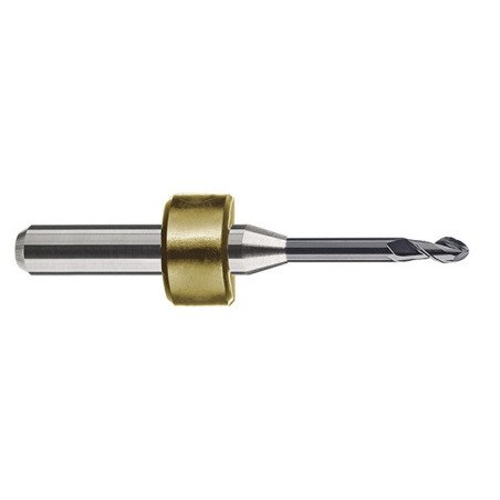 Fraise usineuse Ø 1,0 mm avec revêtement CoCR / titan- Fabriqué en Allemagne - TOOLS4CADCAM