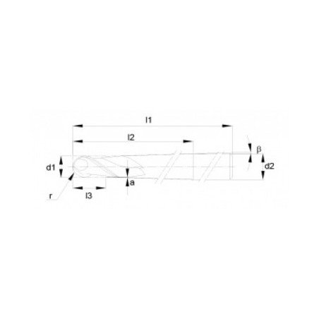 Fraise Ø 0,6 mm pour alliages crco /titan avec revêtement pour usineuse IMES icore 350i - TOOLS4CADCAM