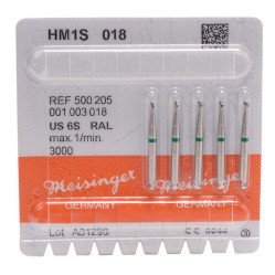 Fraise chirurgicale HM1S blister 5 pièces  - MEISINGER