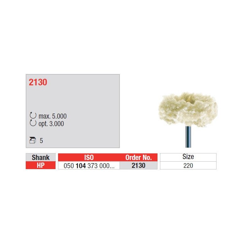 Polissoir en coton pour brillance parfaite 5pcs - EDENTA