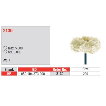 Polissoir en coton pour brillance parfaite 5pcs - EDENTA