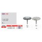 Brossettes, poils naturels, poils de chèvre 5 pcs - EDENTA Brossettes, poils naturels, poils de chèvre 5 pcs - EDENTA