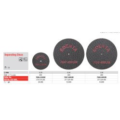 Disques à séparer  pour les alliages  Chrome Cobalt (CrCo) renforcés - EDENTA