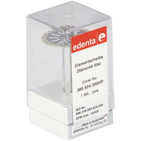 Disque diamant pour séparer le plâtre - Edenta