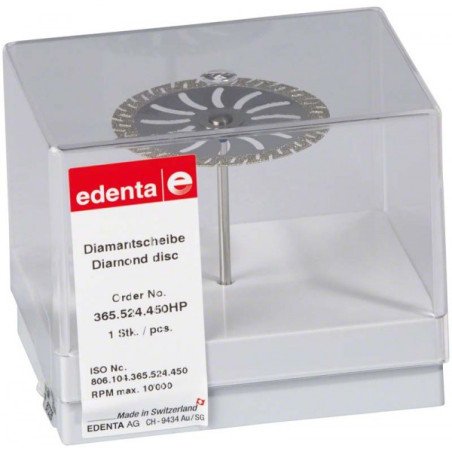 Disque diamant pour séparer le plâtre - Edenta