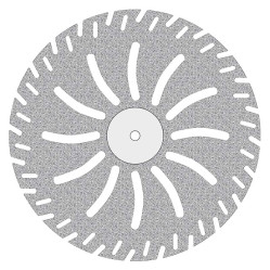 Disque diamant à sectionner / tronçonner 378 - EDENTA