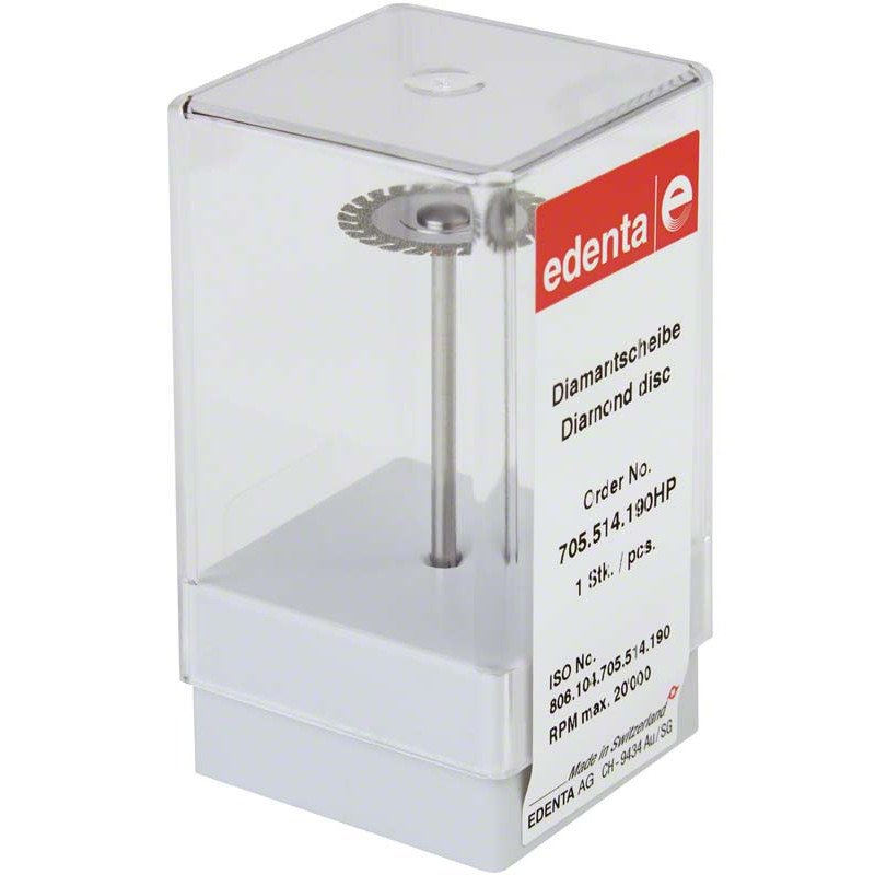 Disques diamantés crantés 705 fin Superflex - EDENTA Disques diamantés crantés 705 fin Superflex - EDENTA