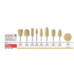 Polissoires pour résines 6pcs - Edenta