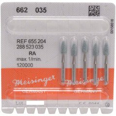 Abrasif Carbure de silicium moyen - Vert 662 5 pièces - MEISINGER