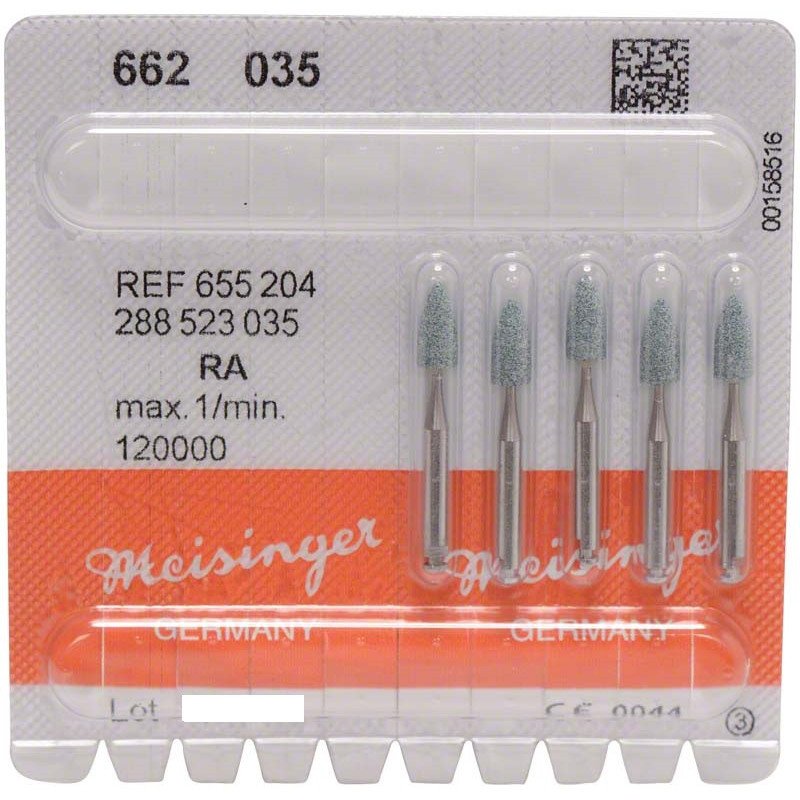 Abrasif Carbure de silicium moyen - Vert 662 5 pièces - MEISINGER