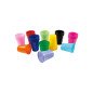 Verres / gobelets thermoformés colorés 100 pcs - Larident