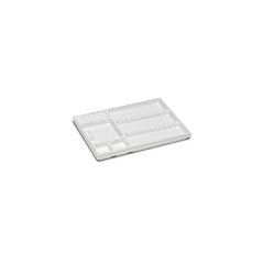 Grand plateau jetable en plastique polystyrène 50 pcs - Larident