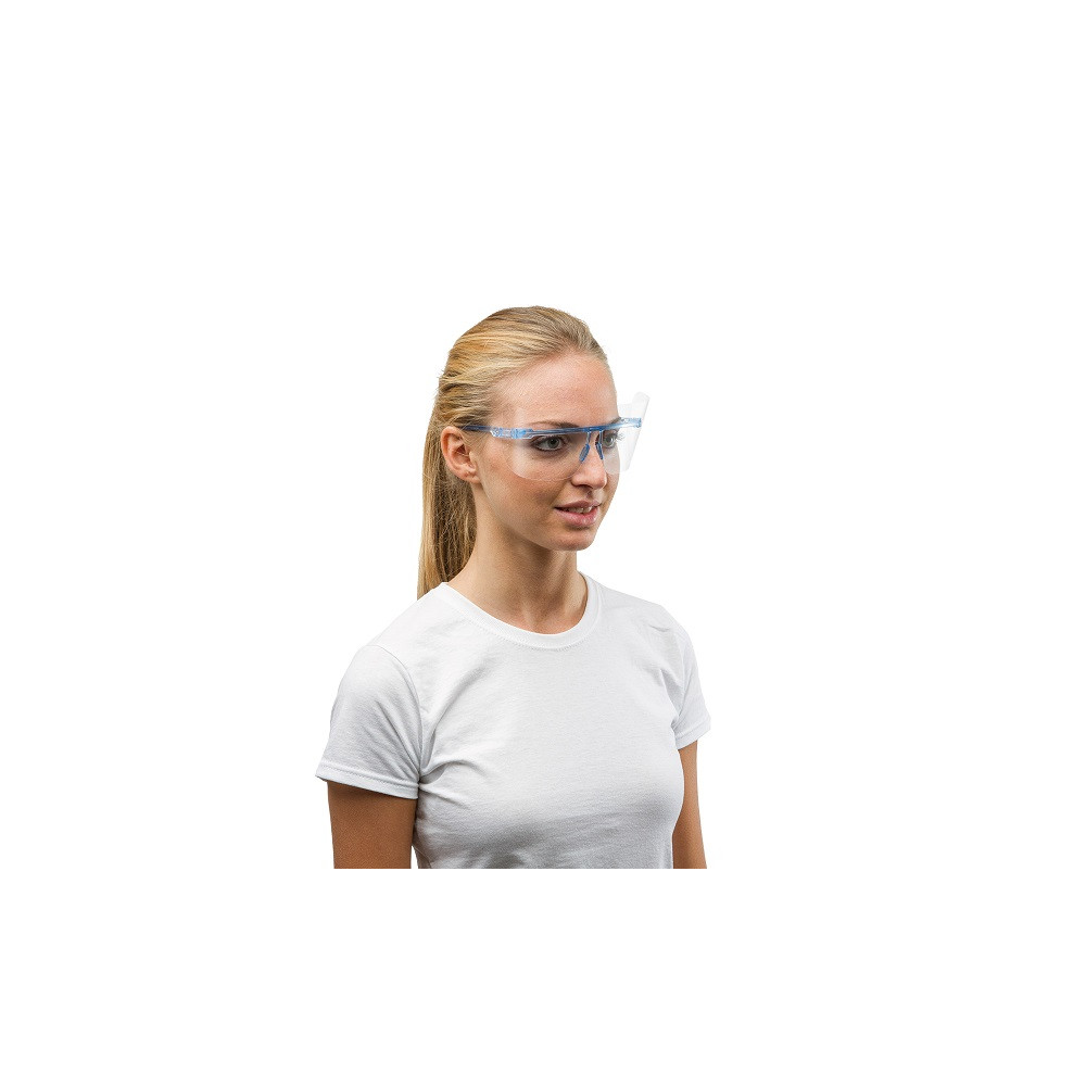 Lunettes de protection en polycarbonate avec monture autoclavable à 121°