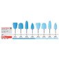 Polissoirs Acryliques pour les résines 6 pcs - EDENTA