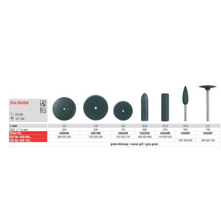 Polissoir universel Exa Dental 12 pcs - EDENTA