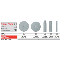 Polissoir pour titane - EDENTA