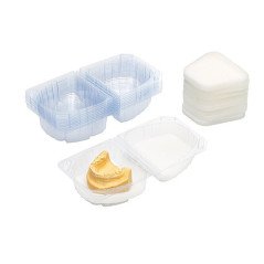 Boîte orthodontie transparente avec mousse 10 pcs - LARIDENT