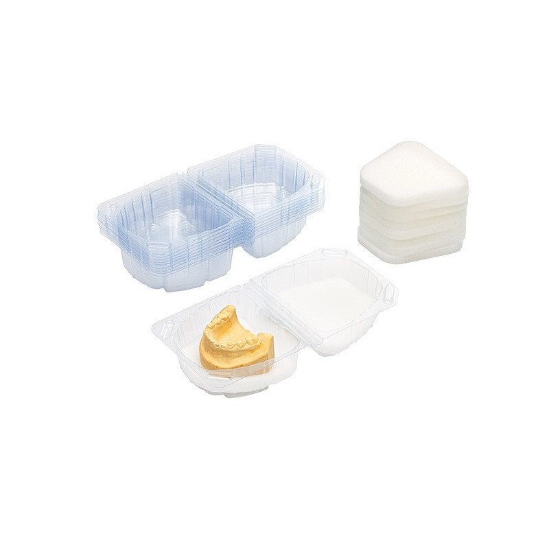 Boîte orthodontie transparente avec mousse 10 pcs - LARIDENT Boîte orthodontie transparente avec mousse 10 pcs - LARIDENT