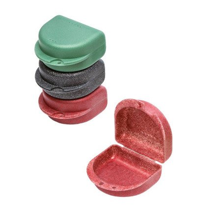 Boîtes d'orthodontie (paillettes)grand model , mélange de couleurs 10 pcs - Larident