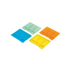 Petits plateaux jetables en plastique pack 100 pcs - Larident