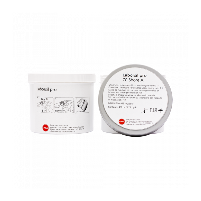 Laborsil pro 70 shore 2 x 450ml - Dreve