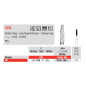 Fraise carbure de tungstène C23L pour finition 5 pcs- Edenta Fraise carbure de tungstène C23L pour finition 5 pcs- Edenta