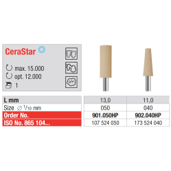 Polissoir CeraStar pour céramique  - Edenta