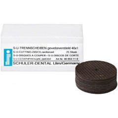 Disques à tronçonner / separer 25 pcs - SCHULER DENTAL